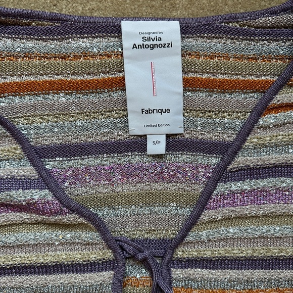 Fabrique Olivia Tie Front Cardigan - Picture 4 of 6